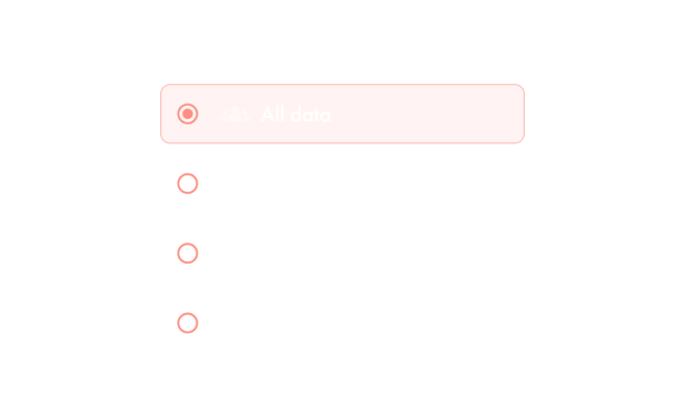 In the manual mode of data import, you can split audiences based on the imported files and then evaluate the results.